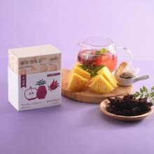 亮顏紅潤【菓茶很有事】鳳梨洛神薄荷茶 5入/無咖啡因/漢方養生茶