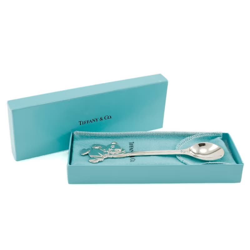 【日本直送】ティファニー TIFFANY&Co. ベビースプーン カトラリー テディベア シルバー925 _【中古】
