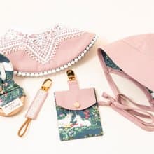 Handmade by Mina【AGF系列】愛麗絲夢遊仙境女寶寶全帽簷遮陽帽