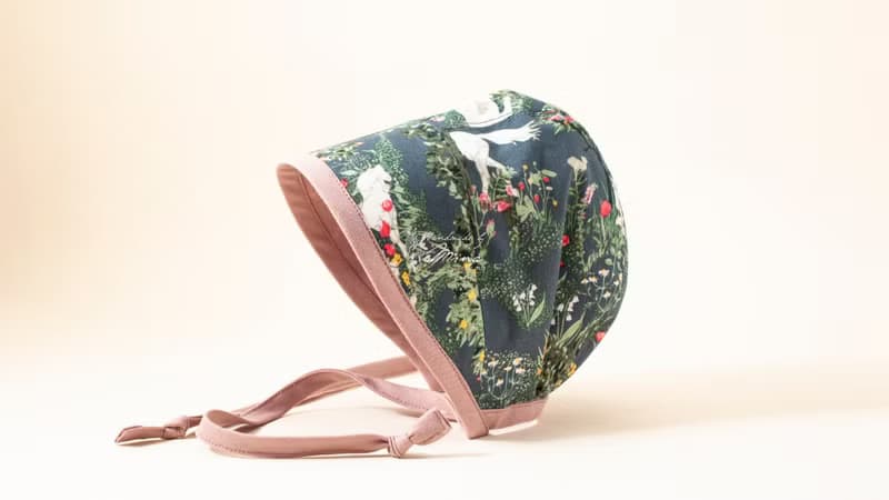 Handmade by Mina【AGF系列】愛麗絲夢遊仙境女寶寶全帽簷遮陽帽