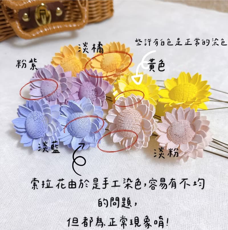 樺坊/畢業花束/畢業季/畢業禮物/向日葵/小花束/乾燥花