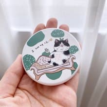 I love my life 化妝鏡 隨身鏡 鏡梳款