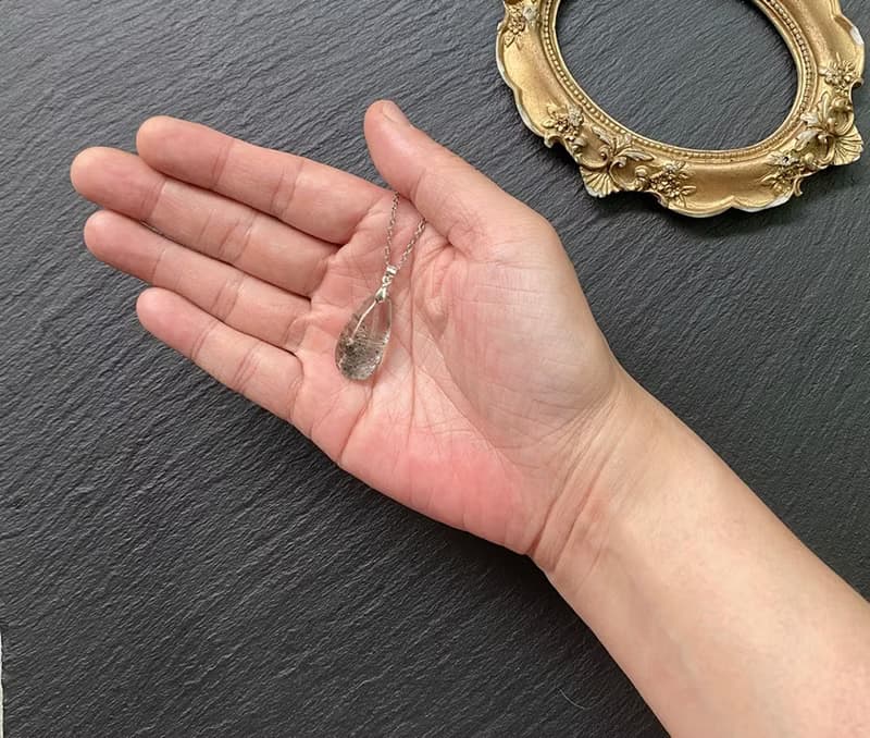 天然異像幽靈水晶 綠幽靈 紅幽靈 925純銀 鈦鋼項鍊 旺事業 招財