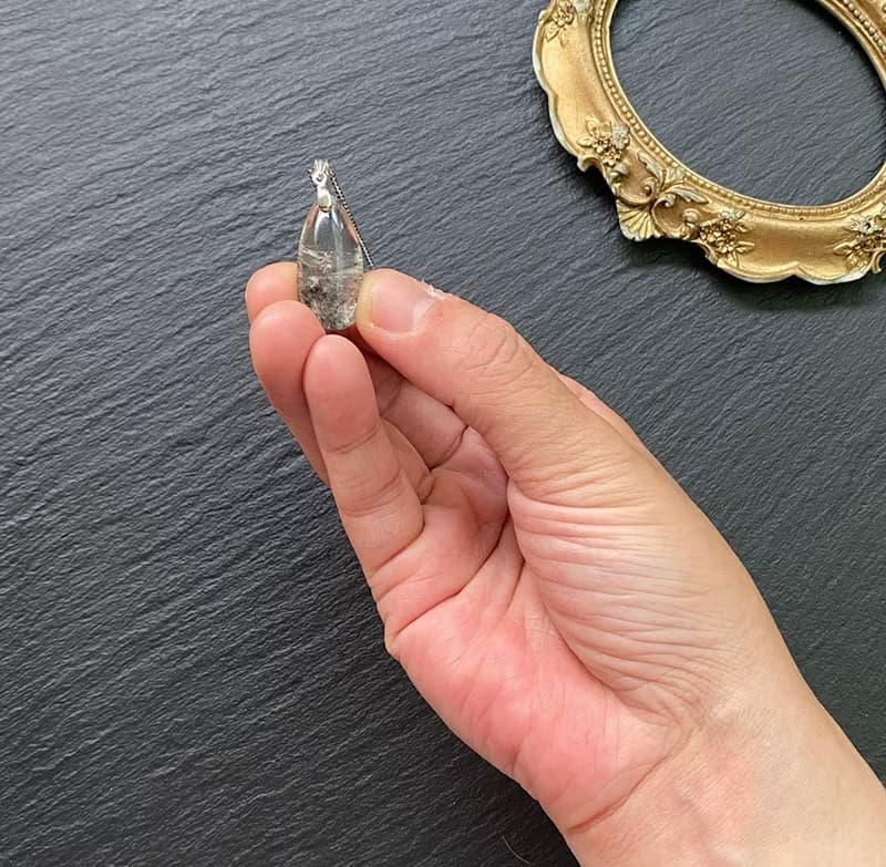 天然異像幽靈水晶 綠幽靈 紅幽靈 925純銀 鈦鋼項鍊 旺事業 招財