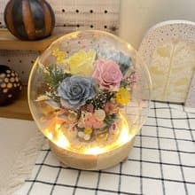 新婚入厝禮物/帶路雞/起家雞/玻璃花盅/帶燈串小夜燈