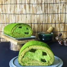 抹茶控的抹茶蕨餅生乳捲