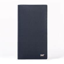 【免費升級送禮包裝】HOMME-M 17卡拉鍊零錢袋長夾-深藍色