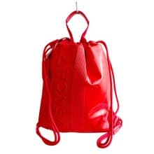 GIVENCHY紅色心形真皮斜挎手袋包包 4G銀色鎖頭吊飾 法國奢侈名牌