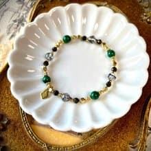 -蛇語-天然水晶手鏈/黃銅手鍊