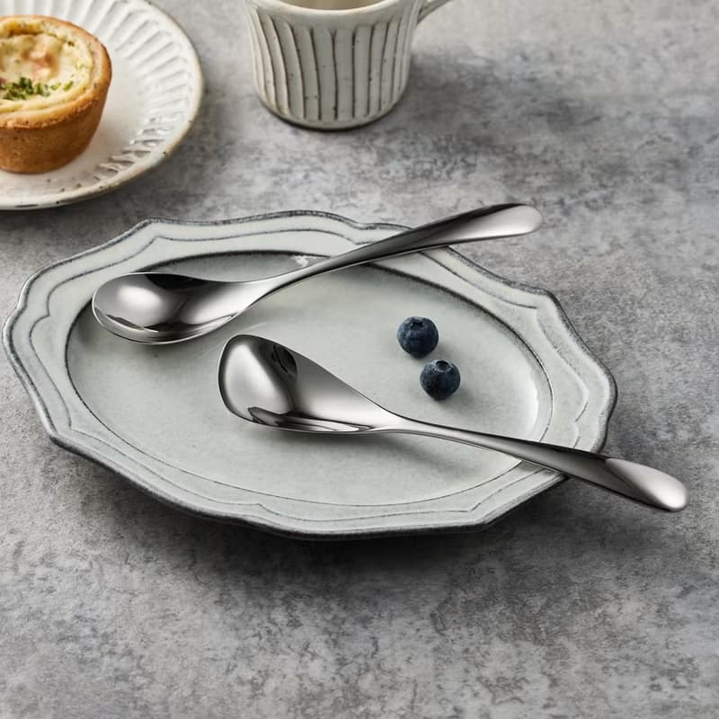 日本山崎金屬 - 賢人系列 - 不鏽鋼左手咖哩匙 (198 mm)