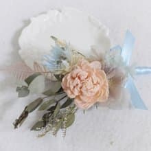 新郎主婚人伴郎娘招待胸花 結婚花束情人節求婚告白生日求婚禮物