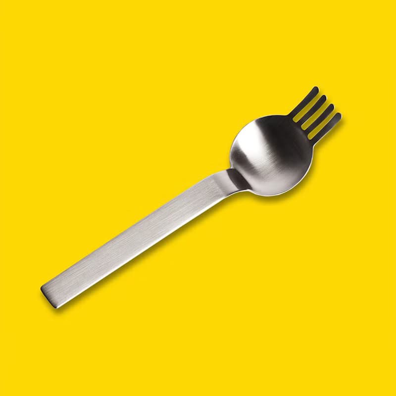 美國 MoMA 拉麵叉勺 Ramen Spork 吃麵神器 多功能勺子叉子二合一