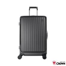 【CROWN】29吋 BOXY 前開框架拉桿箱 託運箱  鐵灰色