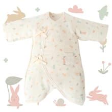 【SISSO有機棉】哈囉森林小兔二重織紗布蝴蝶裝 3M 6M