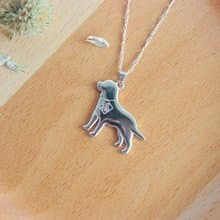 【寵物當家】925純銀項鍊 拉布拉多  福氣毛小孩  旺旺來