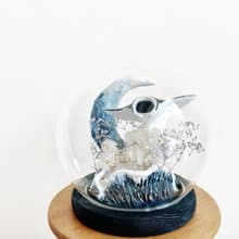 蝠魟夜光 居家擺飾 微景觀 手工雕塑 公仔 海洋生物