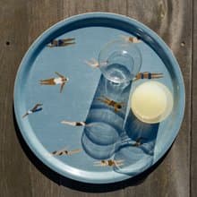 北歐設計圓型托盤-SWIMMERS TRAY,  (38cm)