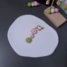 【甜點日－三色糰子ver.】和菓子A款　　　　　　垂墜耳環