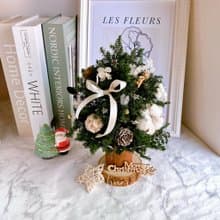 日本 永生雪松 聖誕樹 浪漫雪白 交換禮物 聖誕禮物 聖誕節 佈置