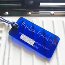 Rectangle Luggage Tag  |  Luggage Tags | Luggage Tag Personalized (1 piece)