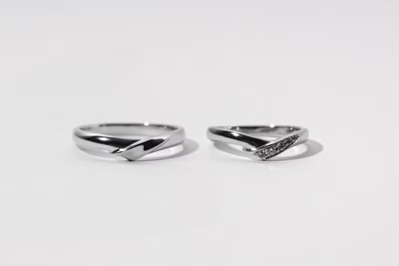 【情侶對戒】Ribbon 禮物 • 純銀戒指厚鍍18K金 日常婚戒