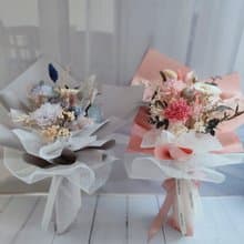 韓式花束- 康乃馨永生香氛花束 畢業 老師禮物