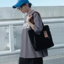 Miyansol韓國皺皺托特包(長背帶)-K.黑森林巧克力 防水輕量通勤款