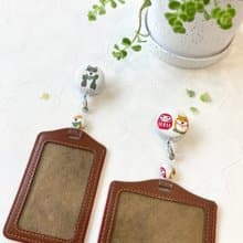 手作好禮 ALL PASS 柴犬伸縮扣環 +卡套 悠遊卡 證件套 卡夾