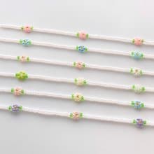 Beaded Flower Eyeglass Strap / Mask Strap Various colors (40/50/60cm)