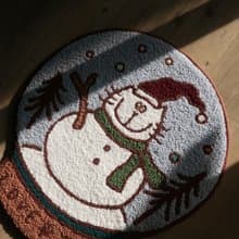 Christmas Snow Globe  Carpet丨吉普貓聖誕水晶球 地毯、地墊