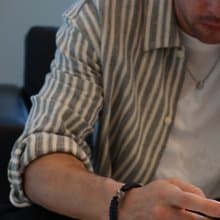 靛夢手鍊\男士手鍊 男生飾品 男生手鍊 水晶 礦石 男生禮物 聖誕