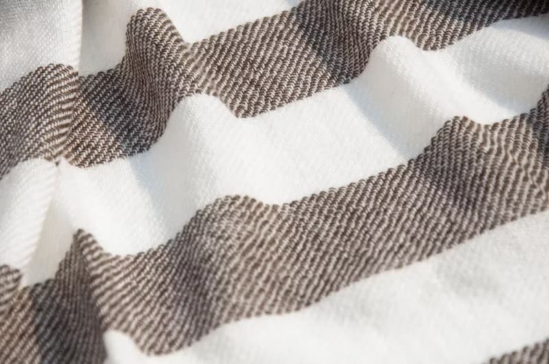 手織圍巾 編織圍巾 喀什米爾Cashmere 針織圍巾 純羊毛圍巾-拿鐵