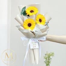 盛夏最好祝福向日葵香水花中型 (贈送5ml香氛油)