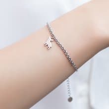 吉娃娃手鍊-狗狗背影系列-抗敏醫療鋼