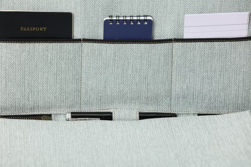 Leather Laptop Case with Zippers