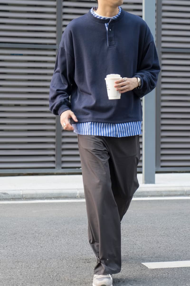 PANTS 日系潮流暗紋寬鬆直筒休閒長褲 秋冬加絨保暖褲男 Cityboy