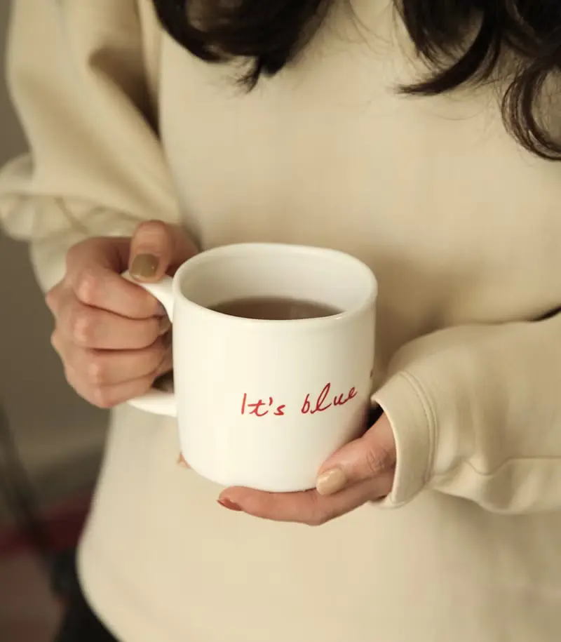 親密的話只對你/妳說 情侶杯 手工高溫陶瓷馬克杯 紅色手寫字