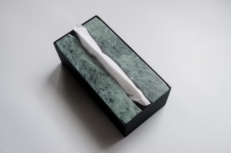 【限量商品】蛇紋石自然面面紙盒