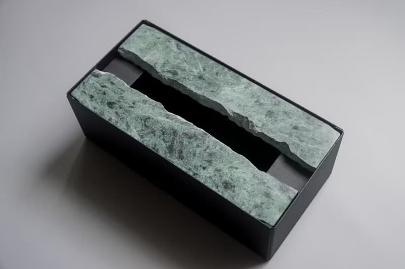 【限量商品】蛇紋石自然面面紙盒