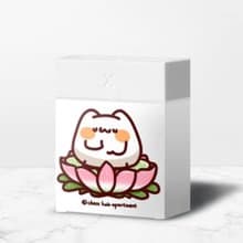 小夜燈加濕器 超渡蓮花座喵喵怪 | LINE熱門貼圖 胸毛公寓
