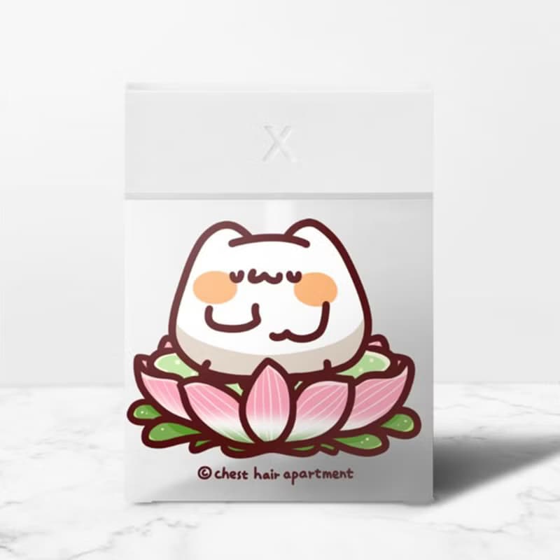 小夜燈加濕器 超渡蓮花座喵喵怪 | LINE熱門貼圖 胸毛公寓