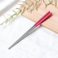 創意六角好筷23cm 茜紅 5雙入