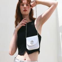 韓國製 MUR Letter 手袋/單肩包/手提袋 (Soft White)