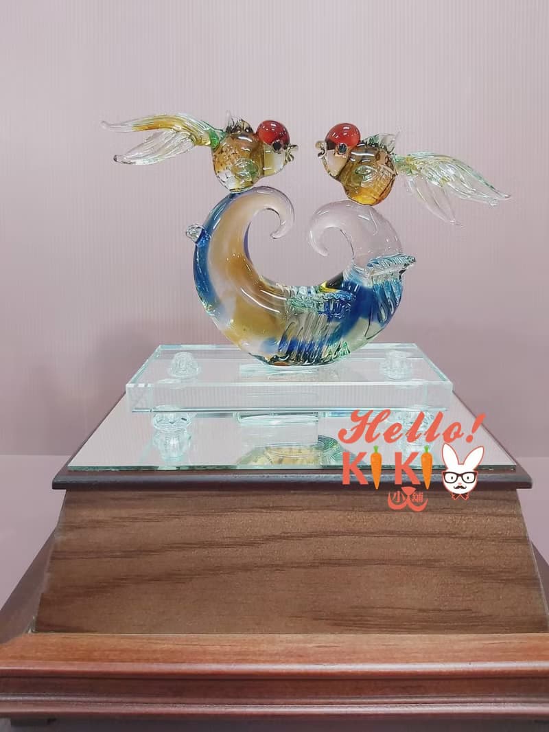 琉璃 鴻運當頭 新婚禮物 結婚送禮 開幕送禮 新居落成送禮 喬遷