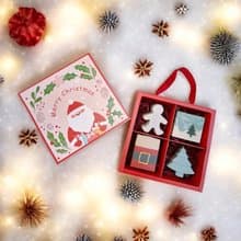 叮叮噹聖誕節禮盒 四入手工皂禮盒 聖誕禮盒 聖誕禮物