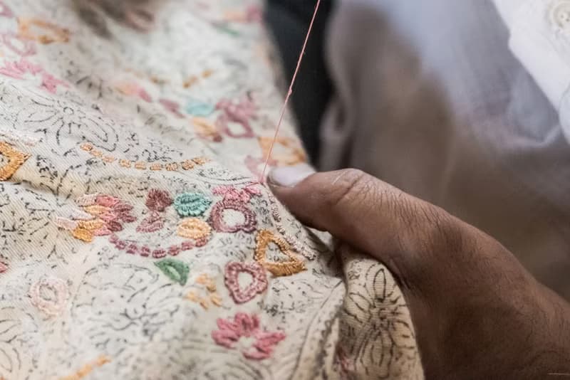 喀什米爾Cashmere/羊絨圍巾/純羊毛圍巾披巾/戒指絨披肩-刺繡花朵