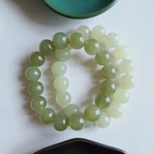 12mm天然和田玉手串珠串 | 天然和田玉手鏈珠鏈玉器