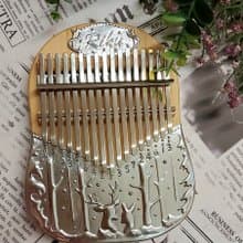 麋鹿森林 錫雕拇指琴(Kalimba) 聖誕節禮物