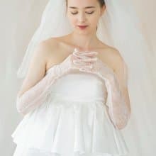 蕾絲長款新娘手套