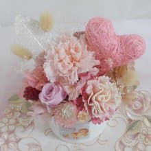 情人節禮物花束 粉康乃馨氣質盆花  結婚捧花永生花畢業玫瑰